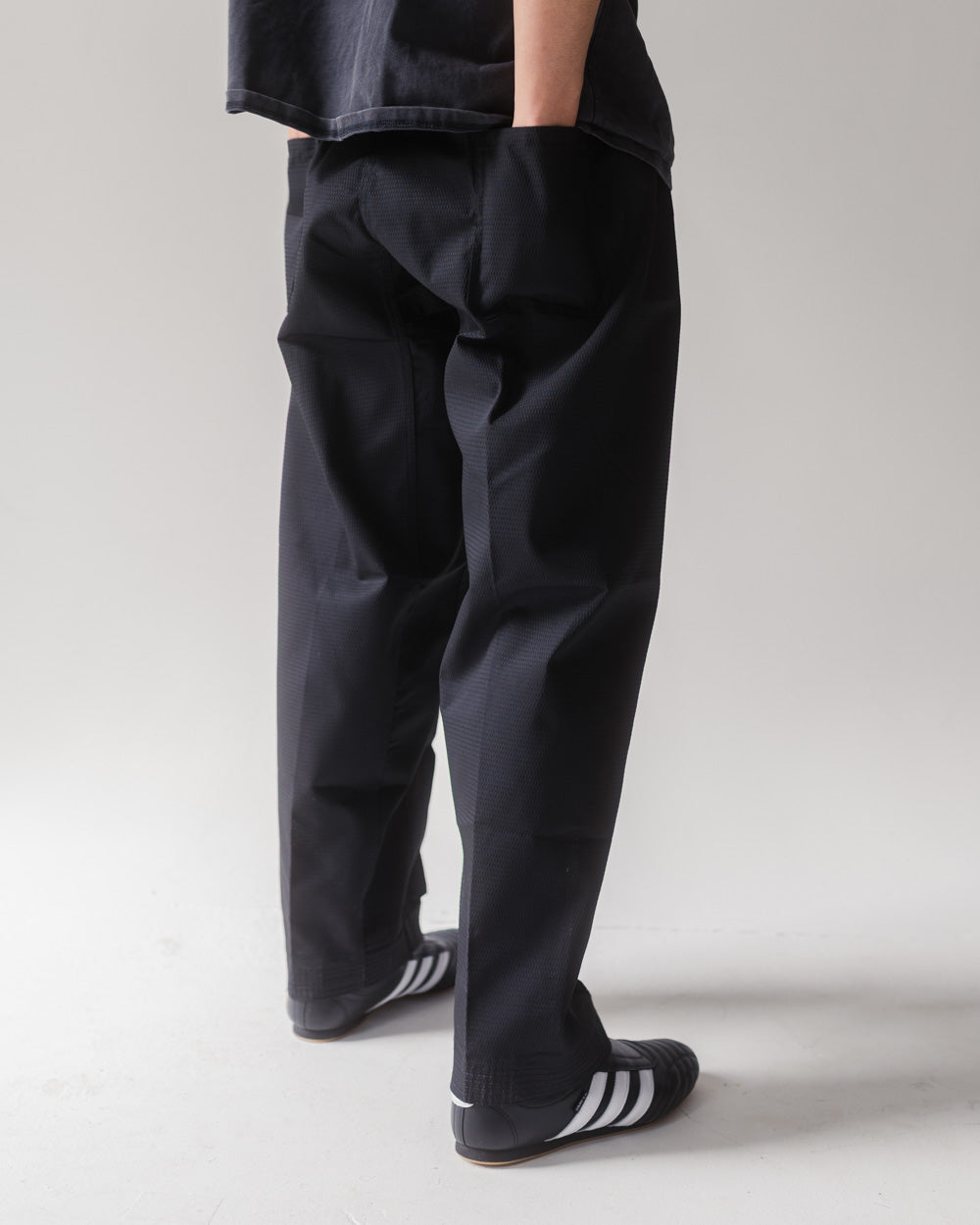 Black Taekwondo Style Pants