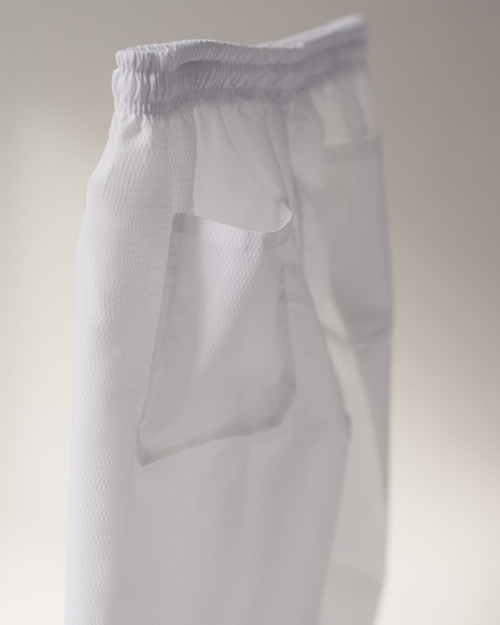 White Taekwondo Style Pants